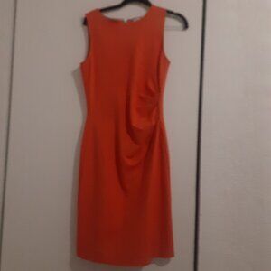 Kenneth Cole Sleeveless Ruched Knee Length Dress Size 6